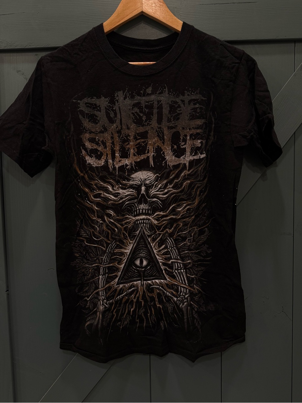 Suicide Silence 2000s Black Graphic Band T‑Shirt